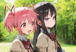 [MIYUのアトリエ] ♡ち〇ぽは、魔法少女の天敵 まどか＆ほむら編♡【擬音あり】(Patreon) [AI Generated]