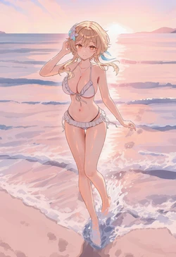 [Serain] NSFW | Lumine | Genshin Impact | 176p (Patreon) [AI Generated]