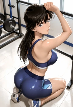 (SUBU) Ran Mouri [AI Generated] 作品封面