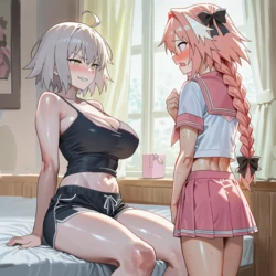 [DemonN] Jeanne D'arc x Astolfo (Patreon) [AI Generated]