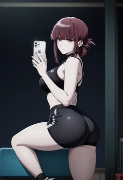 Tayama x Behind The Supermarket Smoking With You [GYM Outfit] (AI Generated) [Boosty] (Morjov)