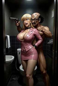 [ES] Reiko Catherine Akimoto vs Denemon Kazama (Hostage-intercourse) [AI Generated] 作品封面