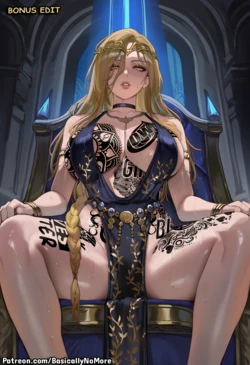 [BasicallyNoMore] Queen Marika Blacked (Patreon) [AI-generated] 作品封面
