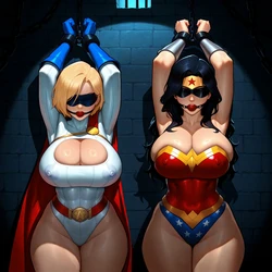 [s00bai] Power girl x Wonder woman [AI Generated]