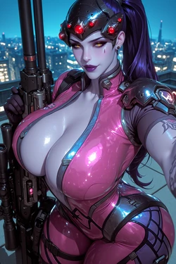 [furi] [request] Widowmaker got caught 68p (Patreon) [AI Generated]