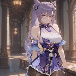 [kkleo] Keqing-Genshin Impact (AI Generated) 作品封面