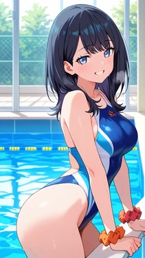 [AIAnArt] Rikka Takarada (Swimsuit) [AI Generated]