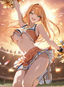 [AI Generated] 拉拉队服清夏