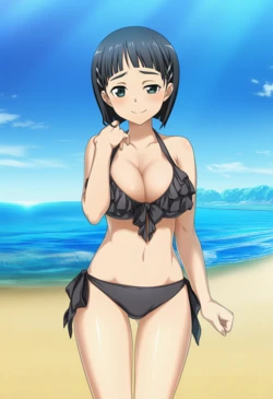 [Prompt Forbidden] Sword Art Online: Suguha Kirigaya (Swimsuit Ver.) (Ultimate) (Patreon) [AI Generated]