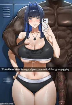 [Shikicum69] Kronii - When The Workout Is So Good...(50p) (Patreon) [AI Generated]