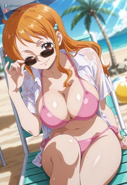 [Juanpi AMVs] Nami bikini [AI Generated]