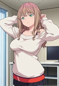 [Tatibana Ai (@tatbananai)/tachibana ai] [SSSS.DYNAZENON] Yume Minami (bathroom) 153 illustrations | [SSSS.DYNAZENON] 南夢芽 153枚 [AI Generated]