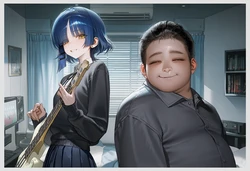[Velvet_ovo] [Commission📝] Ryo Yamada(Bocchi the Rock!), 山田リョウ , 山田涼 (Patreon) [AI Generated] 作品封面