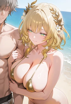[Noxe] 0905 Aglaea (Golden Bikini) [AI Generated]