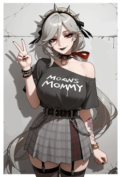 [BankaiArts] Goth Dress • Zenless Zone Zero (Ai Generated)