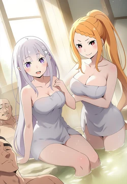 [zzz7] Emilia + Priscilla (Patreon) [AI Generated] 作品封面