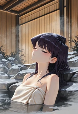 (maplechan) Komi san onsen rest [AI Generated] 作品封面