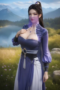 [AI Generated]凡人修仙传 紫灵荤素 作品封面