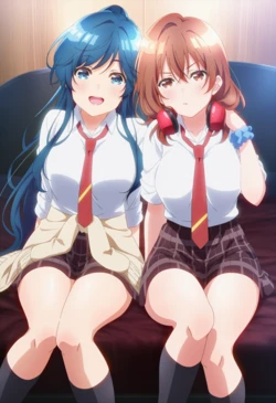 [Corudozera] [200pics] Minami Nanami x Iroha Kohinata (七海みなみx小日向彩羽) / Bottom-Tier Character Tomozaki x My Friend's Little Sister Has It In for Me! (弱キャラ友崎くんx友達の妹が俺にだけウザい) [AI Generated]