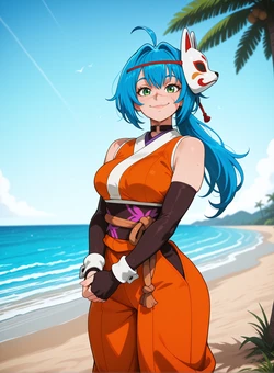 [Revy Neon] Akane Oki - Shangri-La Frontier (Patreon) [AI Generated]