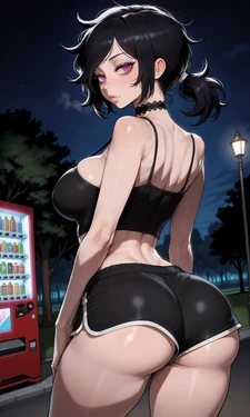 [Revi AI ART] 🌃 Night hunting Ashley Graves - The Coffin of Andy & Leyley (Patreon) [AI Generated] 作品封面