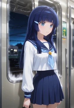 [ぱられるの世界] Aoki Reika - Train Play (Patreon) (AI Generated) 作品封面