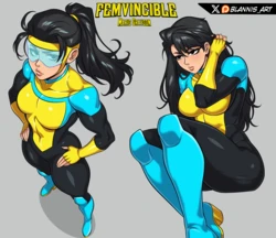 [Blannis Art] Femvincible (Invincible)