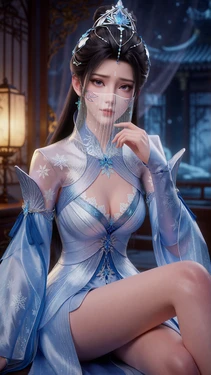 [AI Generated]逆天邪神 楚月婵荤素 作品封面