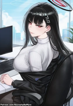 [BasicallyNoMore] Rio Tsukatsuki Blacked (Patreon) [AI-generated] 作品封面