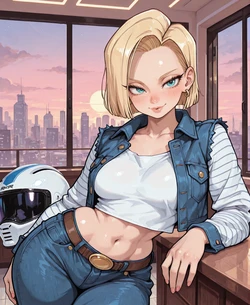 (Keenopio) N°18 (Dragon ball Z) [AI Generated]