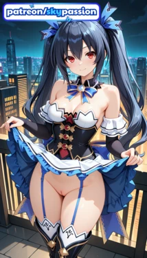 [SkyPassion] Noire (Hyperdevotion Noire: Goddess Black Heart) [AI Generated] 作品封面