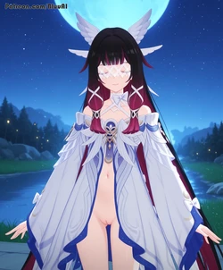 [Bluu AI] [Extra] Columbina | Genshin Impact [AI Generated]