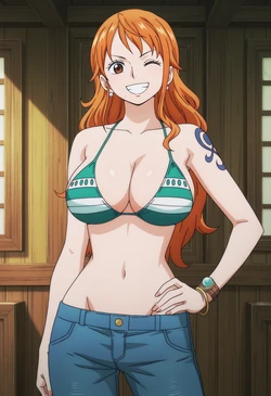 [Kageno] Nami - One Piece Log Fishman Island Saga (AI generated) 作品封面