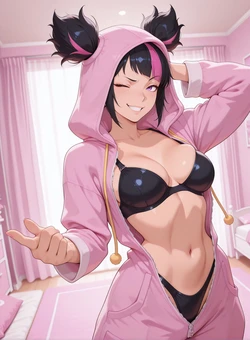 [Phan Desire] Request - Short - Juri han - Street Fighter [AI Generated] 作品封面