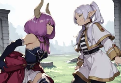 [Toujinator] Aura bimbo curse 01 - Defeated by Frieren