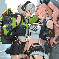 [Toujinator] Nicole gives Anby some release (Zenless Zone Zero) [AI Generated]