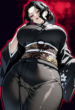 [Esu (Esurop)] Kibutsuji Muzan (Female) x Horse (Kimetsu no Yaiba) [Patreon] [AI Generated]