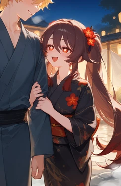[Guka] Hutao, Furina [AI Generated] 作品封面