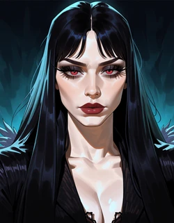[Mnemosynekoto] Morticia Addams {Addams Family} (2026-07-12) [AI Generated] 作品封面