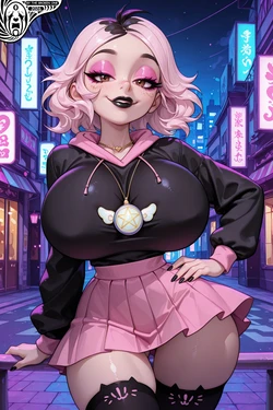 [ByTheBroken1] "Emberlynn Pinkle" From "Helluva Boss" [AI Generated]