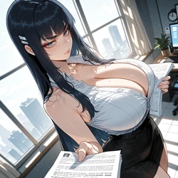 [Miyu] Satsuki Kiryuin: Her Office, Her Rules [AI Generated] 作品封面