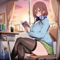 [Efesto90] 中野三玖 - Miku's Hobby - [122p] [AI Generated]