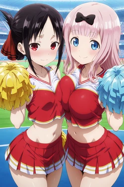 (Thebardspirit) Kaguya and Chika [AI Generated] 作品封面