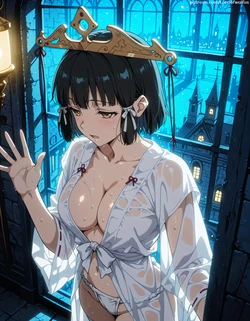 [Lord of Waifus] Kaguya "Kuroinu"  [AI Generated] 作品封面