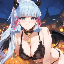 [LewdQueen] 神里綾華//Kamisato Ayaka_HalloweenSpecial (Patreon) [AI Generated]
