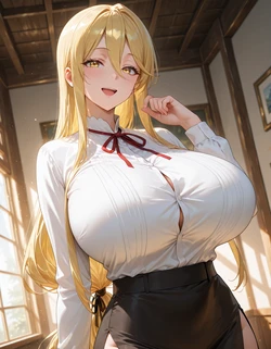 (mirai art) Marikawa Shizuka 鞠川静香 (highschool of the dead) (Patreon) [AI Generated] 作品封面