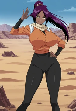 [Aindroidparanoid] Yoruichi Shihōin - Bleach [AI Generated] 作品封面