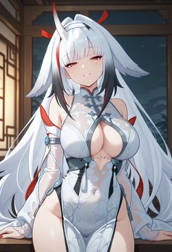 [Vortalis] Ye Shunguang (White Form) - Zenless Zone Zero [96 pics Set 3] [Patreon] [AI Generated] 作品封面