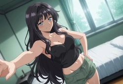 [WAItercolor] Kaoruko Waguri ( Kaoruhana )_color [AI Generated] 作品封面