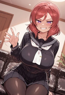 [Nankoai] Maki Nishikino-西木野真姫-req-black.serafuku.uniform-reverbunny-casting.couch-lovehotel-recording-BBC-NTR (Patreon) [AI Generated] 作品封面